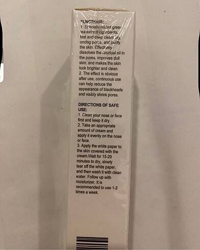 Kore Maskesi - Burun Siyah Nokta Maskesi - Görsel 4