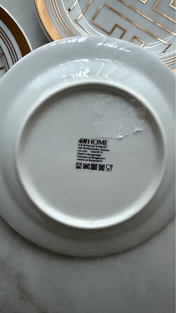  Beden H&M Porselen Meze Tabağı - 3 Adet - 15 cm çapı