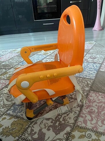Beden turuncu Renk Portatif Mama Sandalyesi