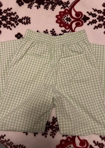 Zara Düğmeli Yeşil Midi Kadın Kumaş Pantolon