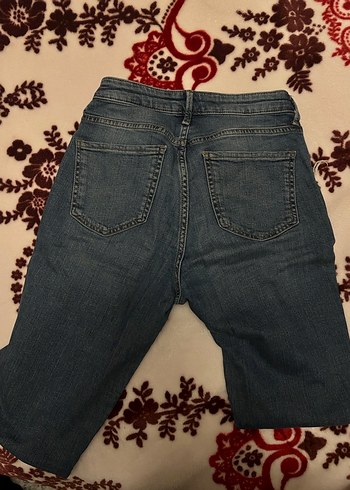 Mango Kadın Bağcıklı Loose Fit Denim Pantolon
