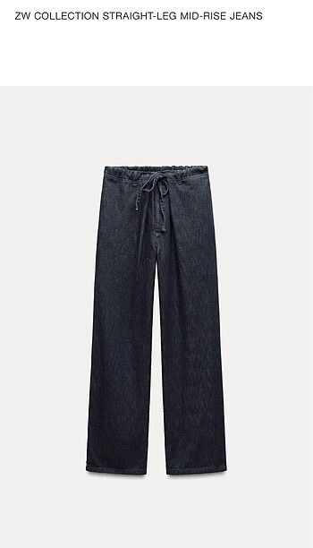 Zara lastikli kot pantolon
