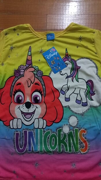 Walt Disney World Unicornlu kiz cocuk tisort