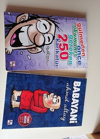  Beden Renk Kitap Çizgi Roman, Karikatür 2 adet