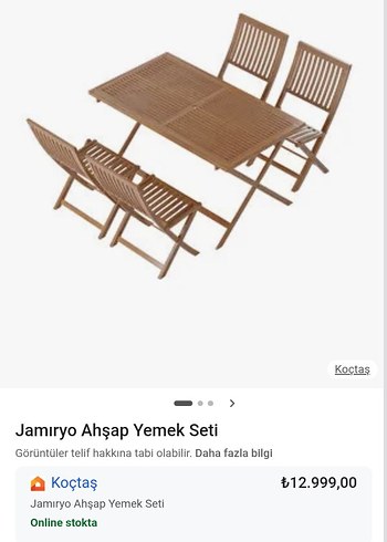 Koçtaş Basic Jamiryo 4 Kişilik Ahşap Yemek Seti - Görsel 2