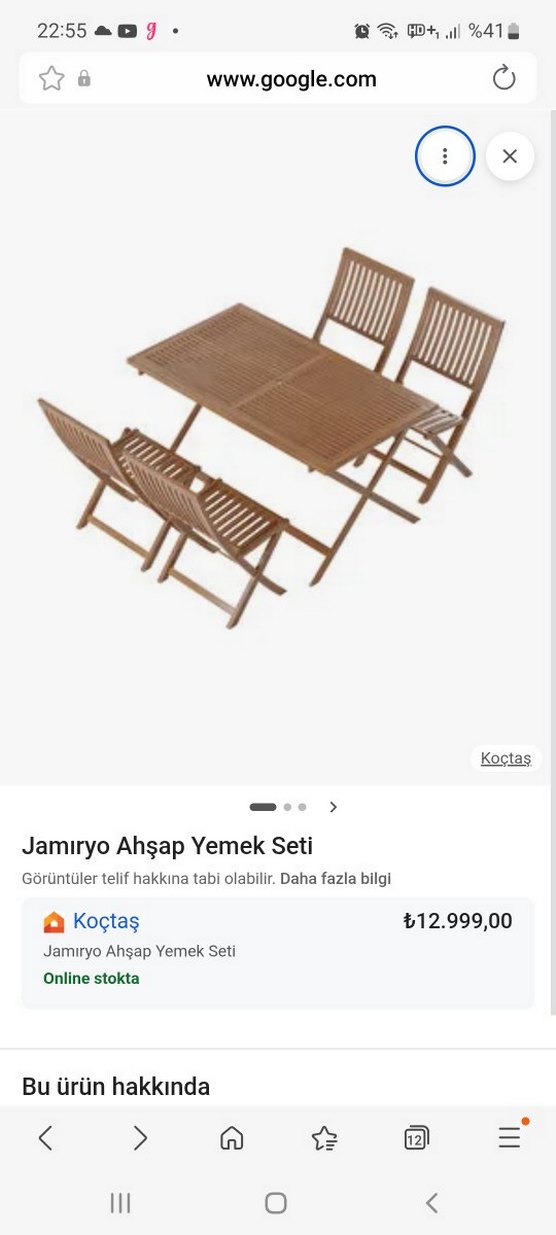 Koçtaş Basic Jamiryo 4 Kişilik Ahşap Yemek Seti - Görsel 2