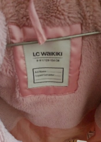 Kız Çocuk Parlak Pembe Kürklü Kapüşonlu Mont - Görsel 5