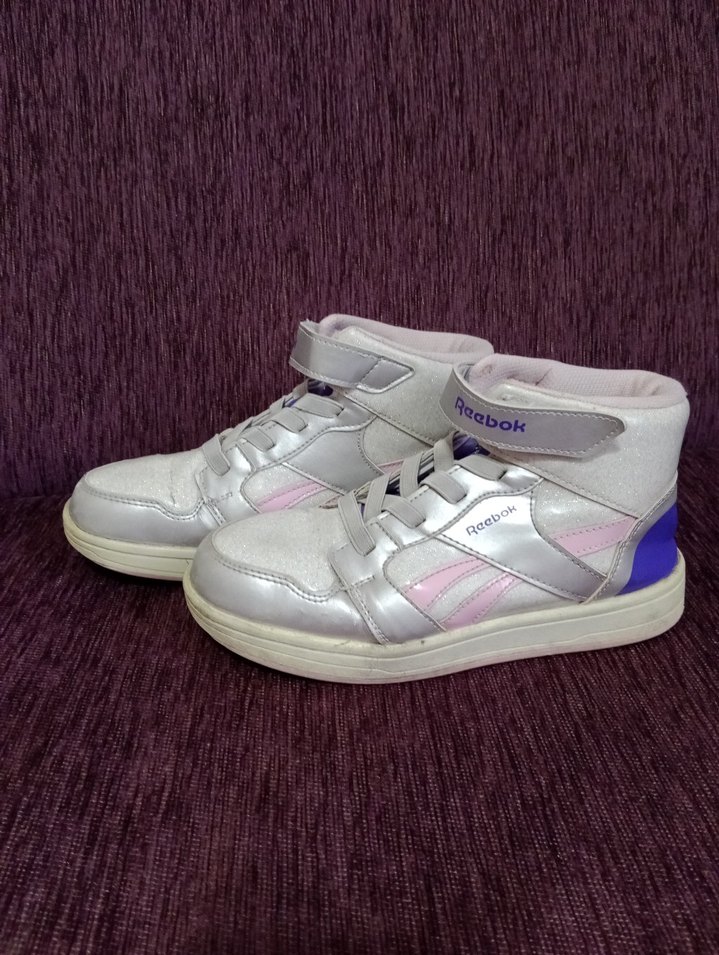 Reebok Mor ve Gri Kız Çocuk Spor Ayakkabı - Görsel 5