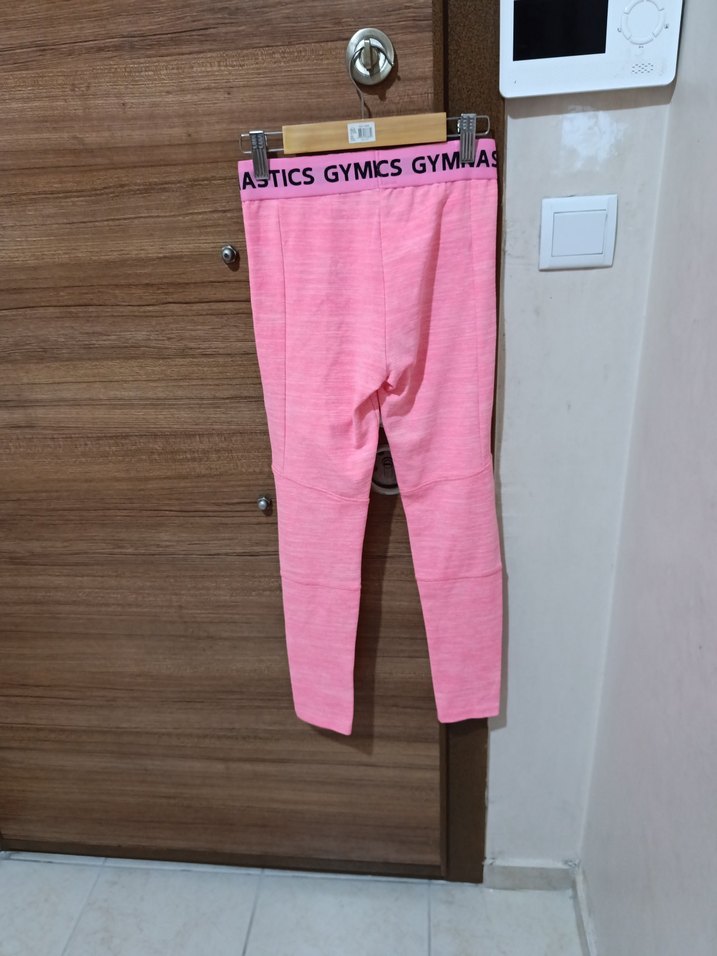 LCW Pembe Elastik Bel Detaylı Spor Tayt - Görsel 2