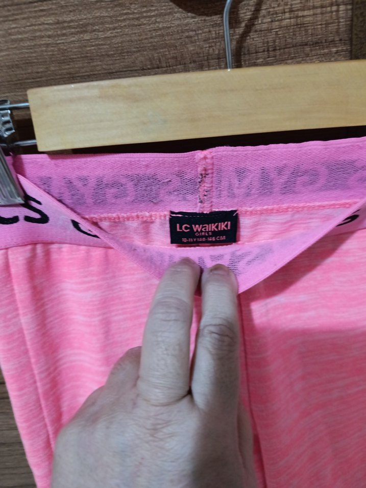 LCW Pembe Elastik Bel Detaylı Spor Tayt - Görsel 3