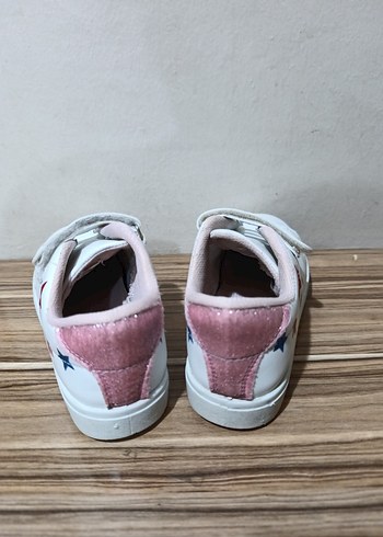 Grecland Kız Çocuk Beyaz Yıldızlı Velcro Spor Ayakkabı - Görsel 4