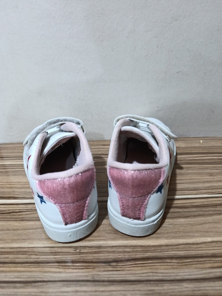 Grecland Kız Çocuk Beyaz Yıldızlı Velcro Spor Ayakkabı - Görsel 4