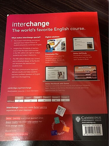  CAMBRIDGE interchange level 1 ing kitap