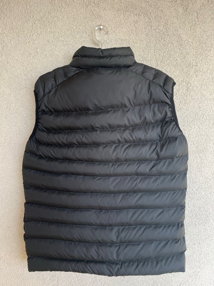 Siyah Erkek Dik Yaka Kapitone Yelek - Görsel 5