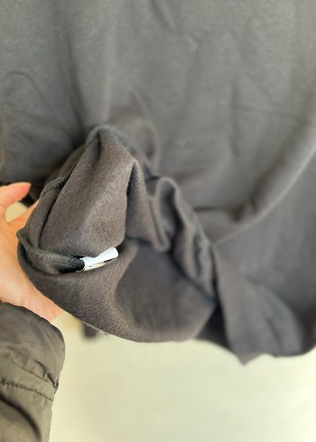 Siyah Baskılı Kadın Sweatshirt - Görsel 3