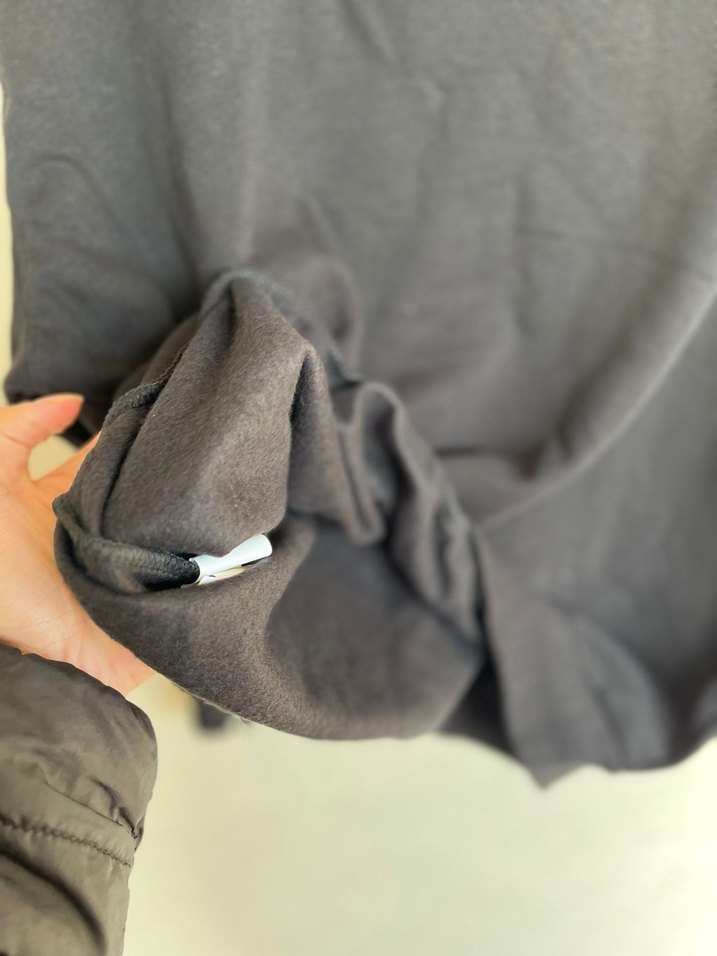 Siyah Baskılı Kadın Sweatshirt - Görsel 3