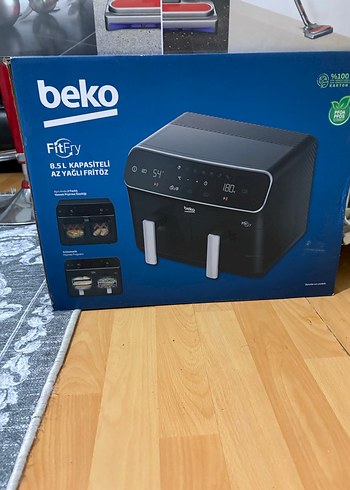 Beko Çift Bölmeli Dijital Siyah Fritöz - Görsel 5