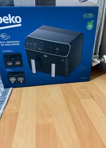 Beko Çift Bölmeli Dijital Siyah Fritöz - Görsel 4