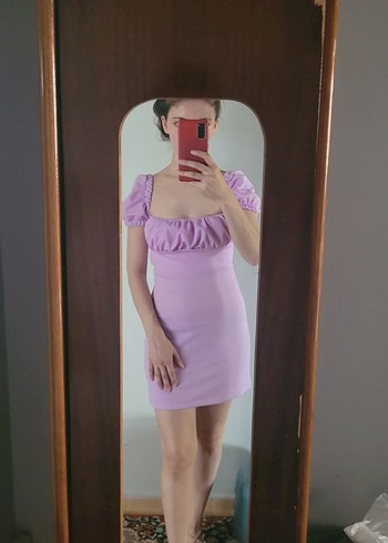 Pembe Strappy Mini Elbise