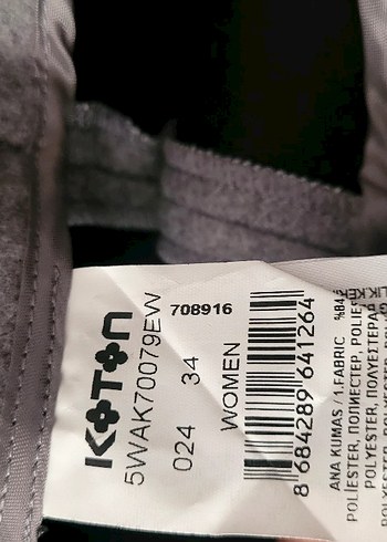 Koton Düğmeli Gri Midi Kadın Etek