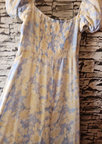 Bohem V Yaka Uzun Elbise - Görsel 6