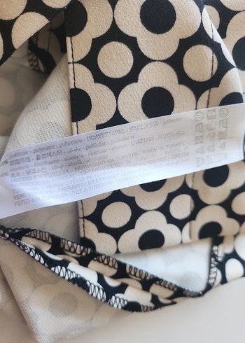 Düğmeli Puantiyeli Mini Etek - Görsel 7