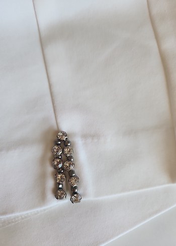 Beyaz Midi Hamile Şortu - Görsel 6