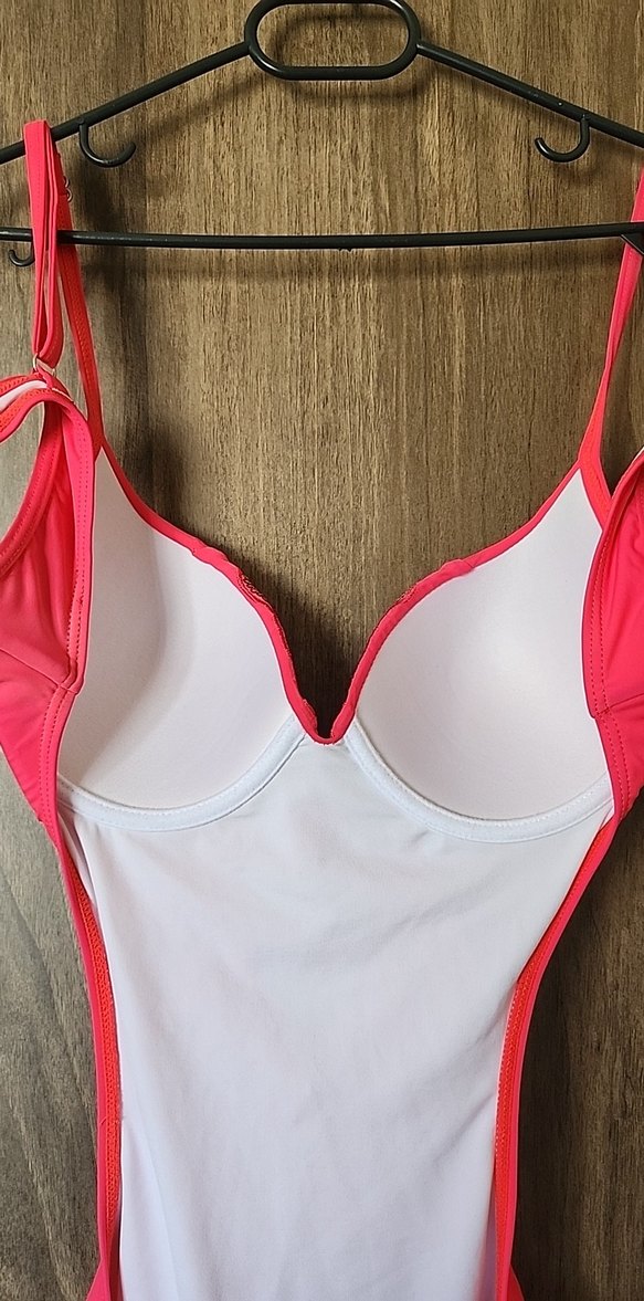 Dantel Detaylı Pembe Bohem Kadın Mayo - Görsel 4