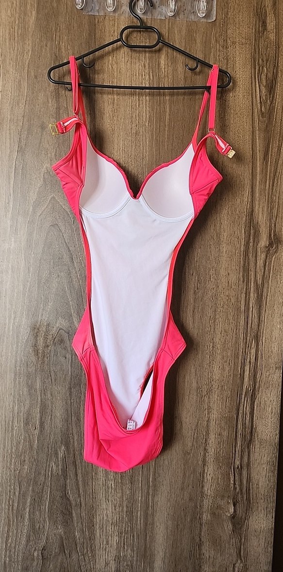 Dantel Detaylı Pembe Bohem Kadın Mayo - Görsel 3