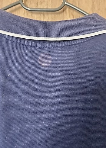 Lacivert Polo Yaka Midi Kadın Elbise - Görsel 5