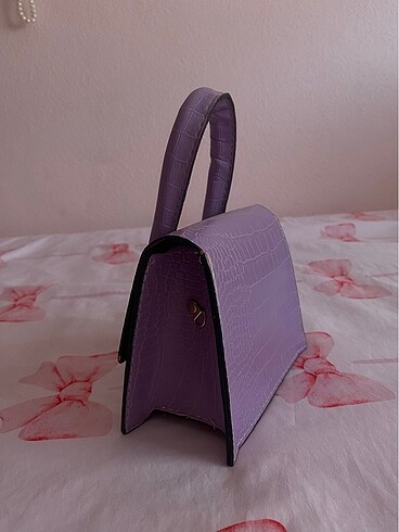 Beden jacquemus mor mini çanta