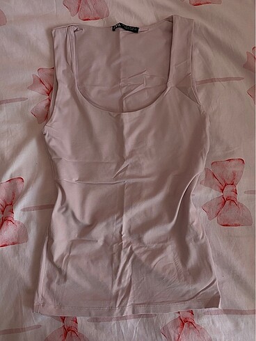 zara pembe basic bluz