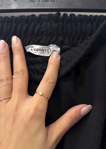 Bayan Siyah Rahat Kesim Eşofman Altı - Görsel 4