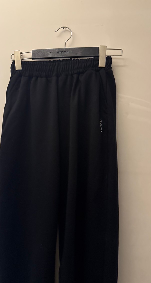 Bayan Siyah Rahat Kesim Eşofman Altı - Görsel 3