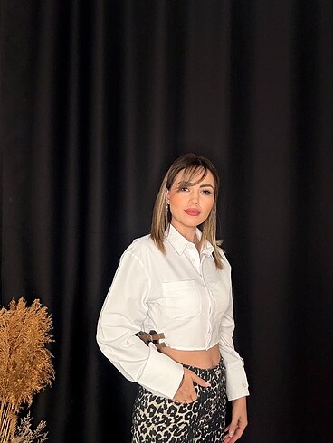 Crop gömlek