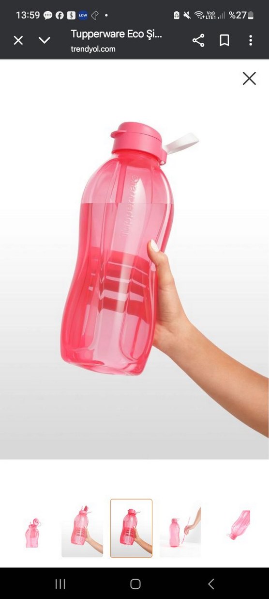 Tupperware eco suluk 2 litre - Görsel 2