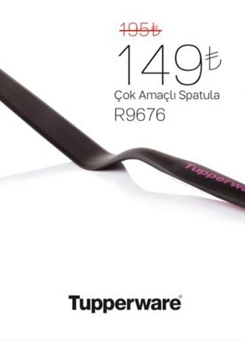 Tupperware spatula indirimli ürün