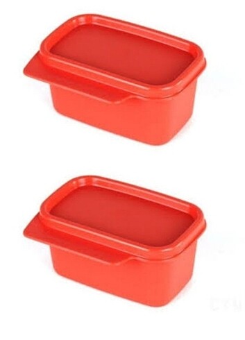 Tupperware Tupperware 2 li set elma kabi ve mini kab
