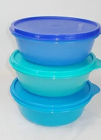 Tupperware Şeker kap 600ml 3 lu