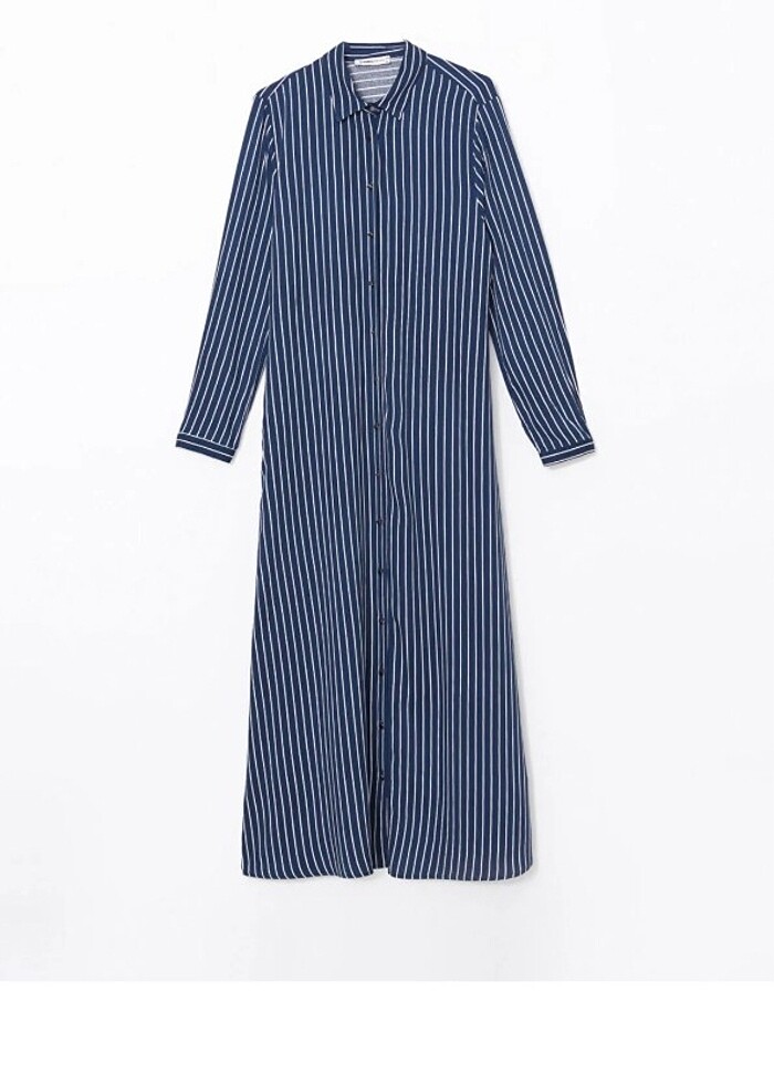 Lc waikiki marka cizgili elbise - Görsel 5