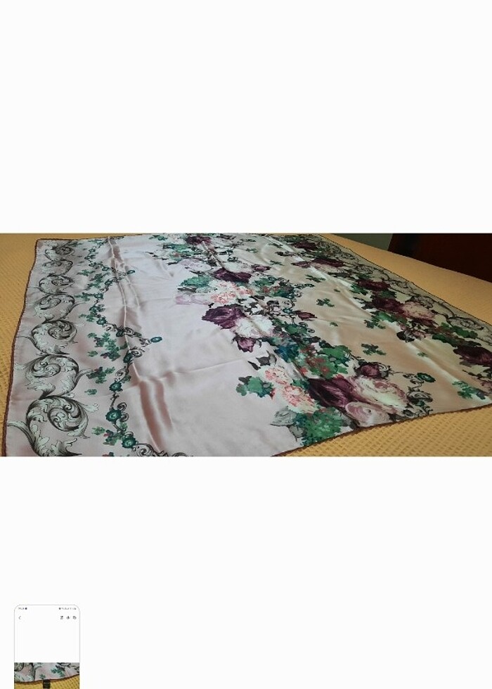 Aker marka ipek esarp  - Görsel 3