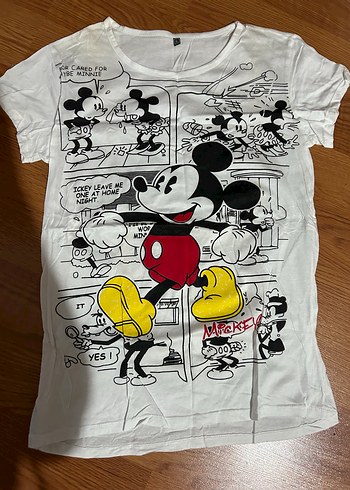 Mickey Mouse Baskılı Tişörtü