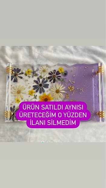 Lila sunum tepsisi