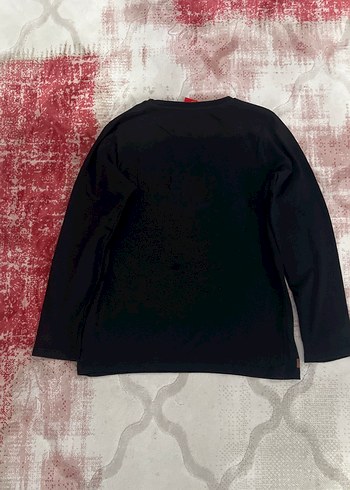 Erkek Çocuk 12-14 Siyah Uzun Kollu Baskılı Sweatshirt - Görsel 3