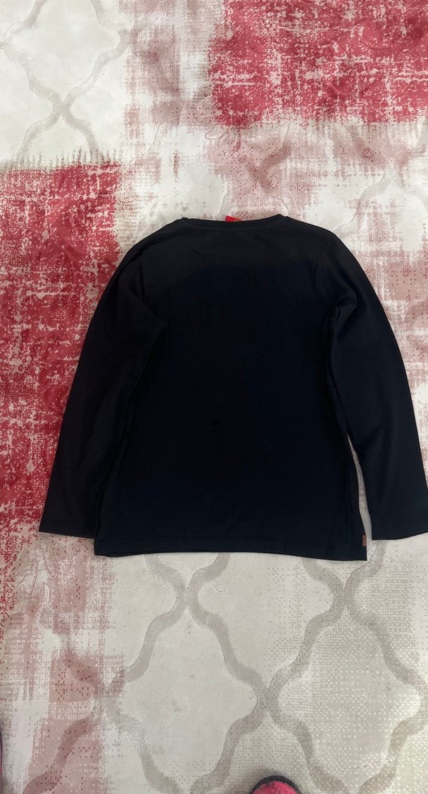 Erkek Çocuk 12-14 Siyah Uzun Kollu Baskılı Sweatshirt - Görsel 3