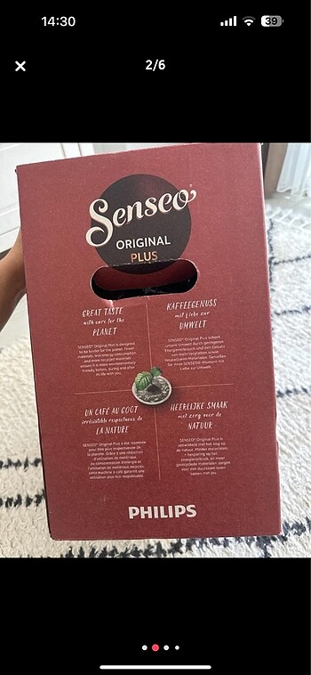 Beden Senseo phılıps filtreli kahve makinesi