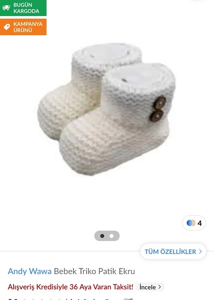 Bebek patik andy Enes - Görsel 3