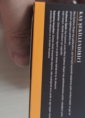 Beden Renk Mara Kaş şekillendirici