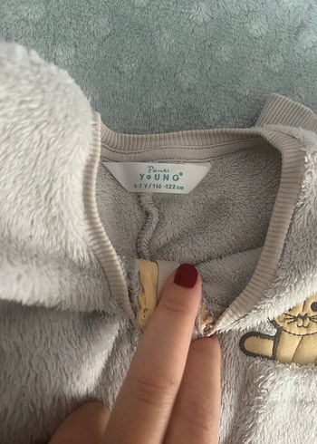 Fermuarlı Gri Uyku Tulumu - Görsel 3