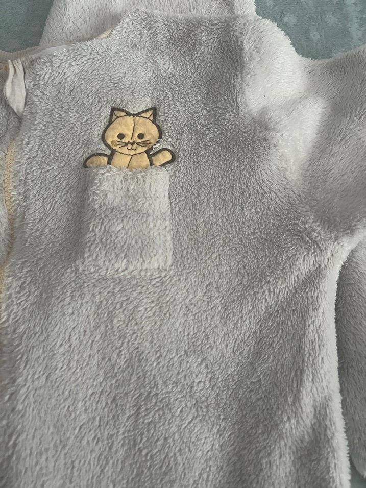 Fermuarlı Gri Uyku Tulumu - Görsel 5